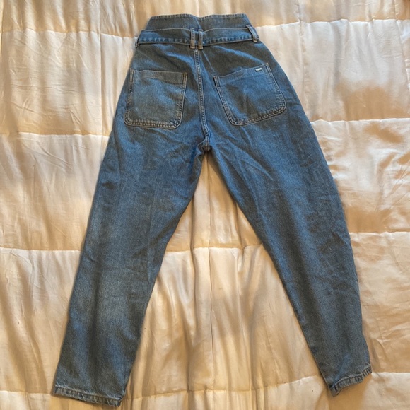 Zara jeans with belt. US2/ 24 - Picture 5 of 5